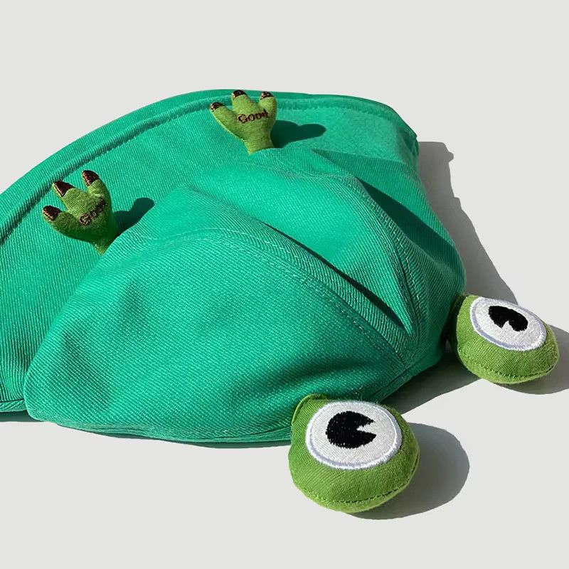 Other Funny frog Fishing Hunting Cap Bucket Hat Size ONE SIZE - 2 Thumbnail