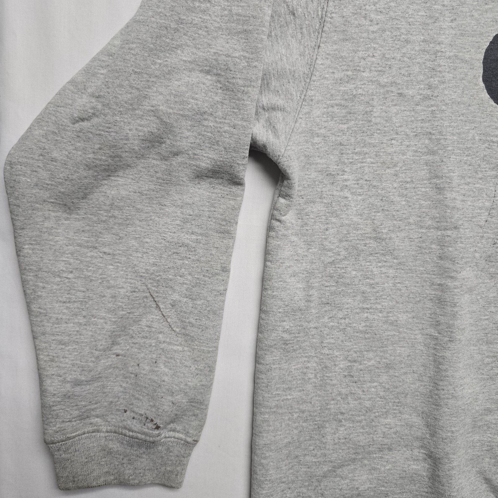 Old Navy Old Navy Sweatshirt L Gray Crewneck Logo Pullover Distressed Size US L / EU 52-54 / 3 - 5 Thumbnail