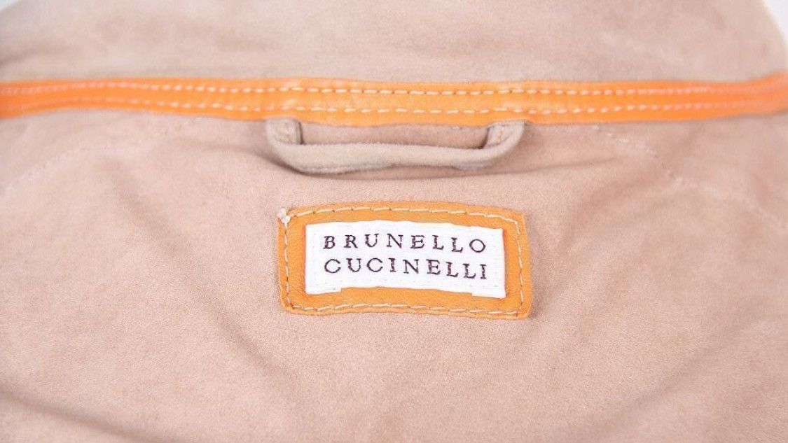Brunello Cucinelli Brunello Cucinelli Suede Leather Biker Jacket Size US S / EU 44-46 / 1 - 5 Thumbnail