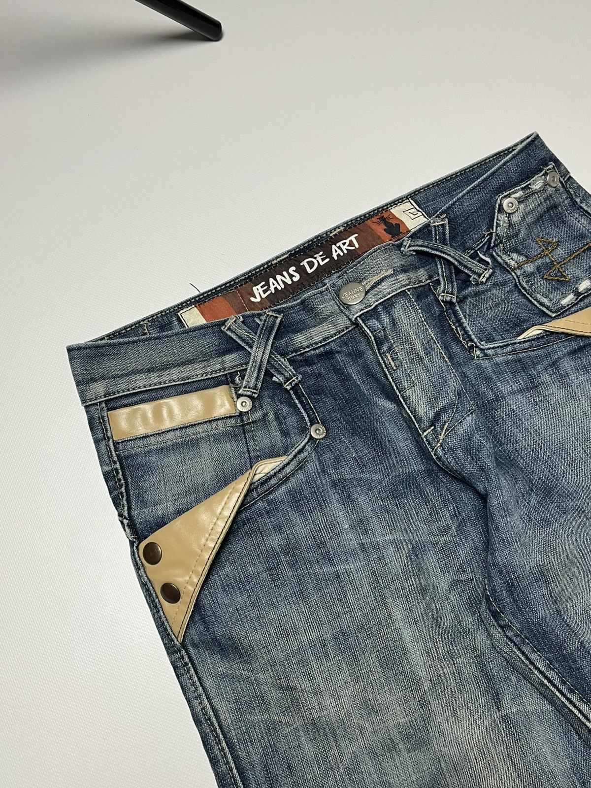 Japanese Brand Jeans De Art Cargo Multipockets Flare Size US 32 / EU 48 - 4 Thumbnail
