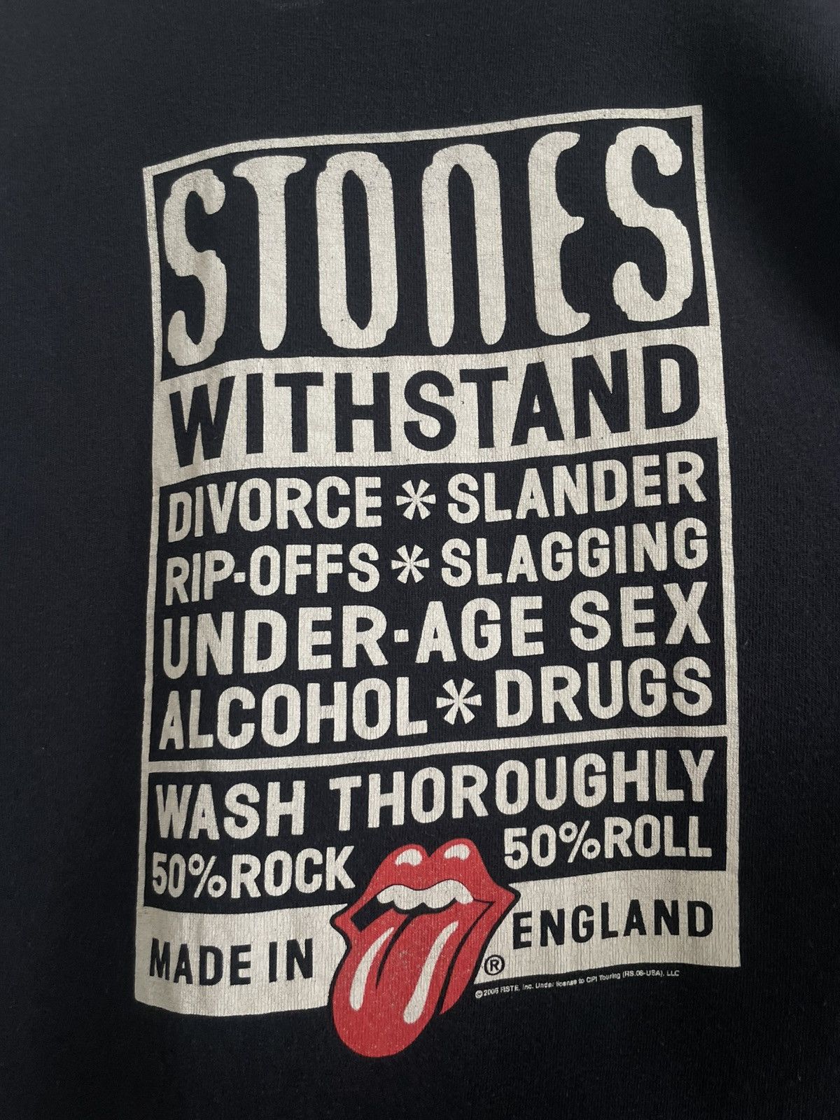 Band Tees Vintage 2006 The Rolling Stones Withstand Band T-Shirt RARE Size US S / EU 44-46 / 1 - 5 Thumbnail