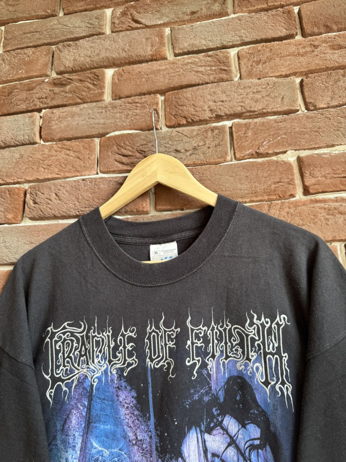 Band Tees 00s Vintage Cradle Of Filth Cthulu Dawn Metal Band Tee XL Size US XL / EU 56 / 4 - 4 Thumbnail