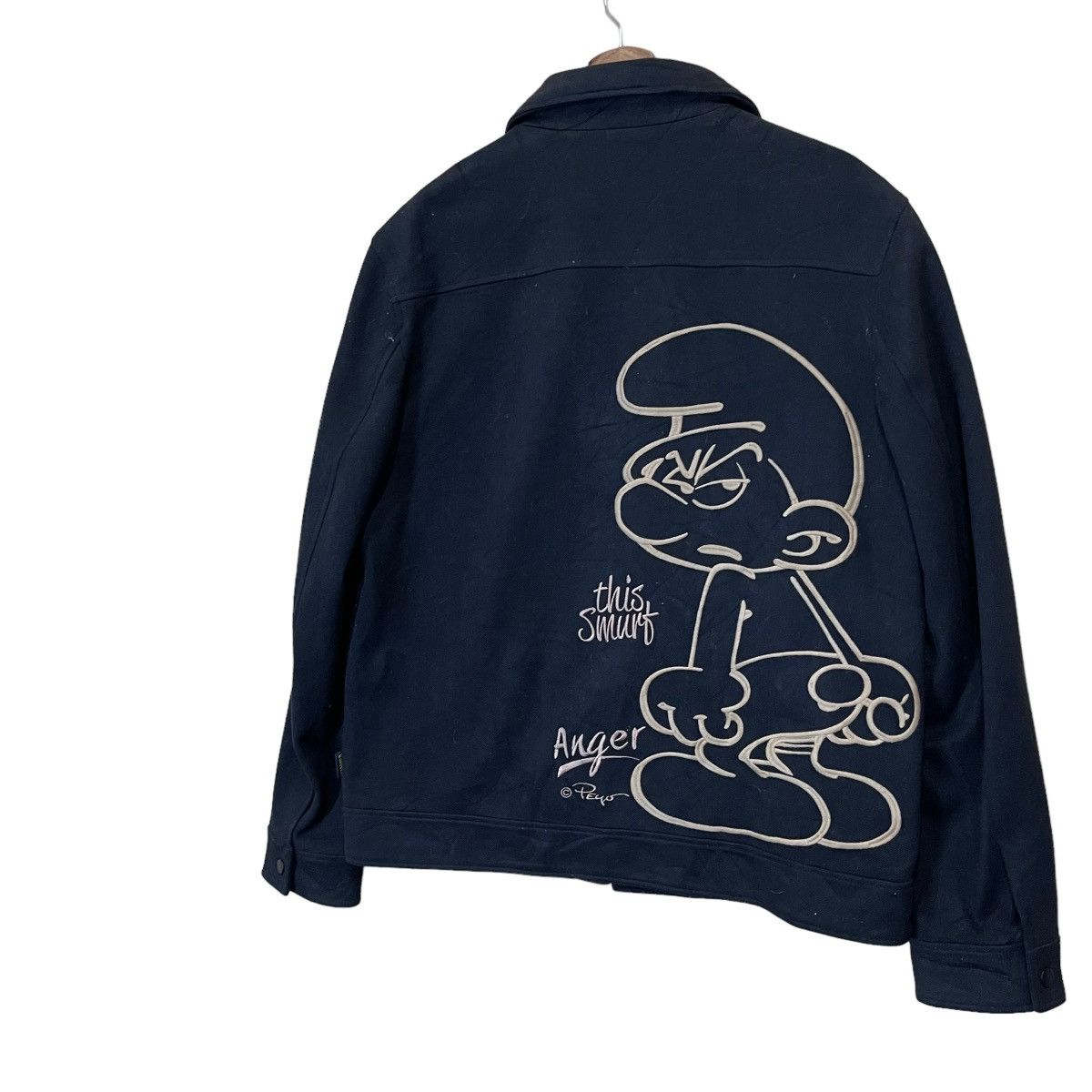 Other Vintage The Smurf By Cabbeen Button Jacket Size US M / EU 48-50 / 2 - 3 Thumbnail