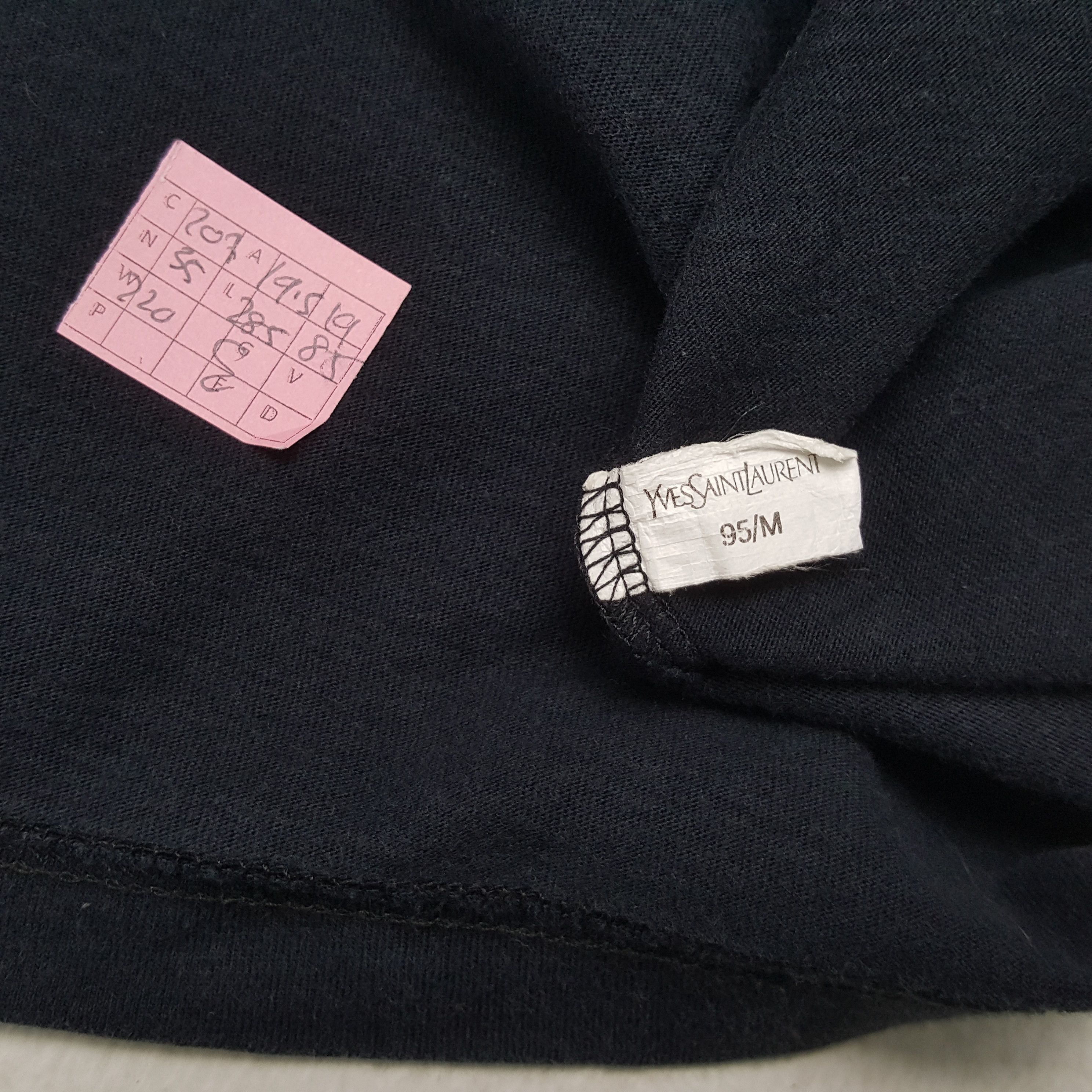Vintage × Yves Saint Laurent YVES SAINT LAURENT Paris Center Spellout Design Tshirt Size US M / EU 48-50 / 2 - 5 Thumbnail