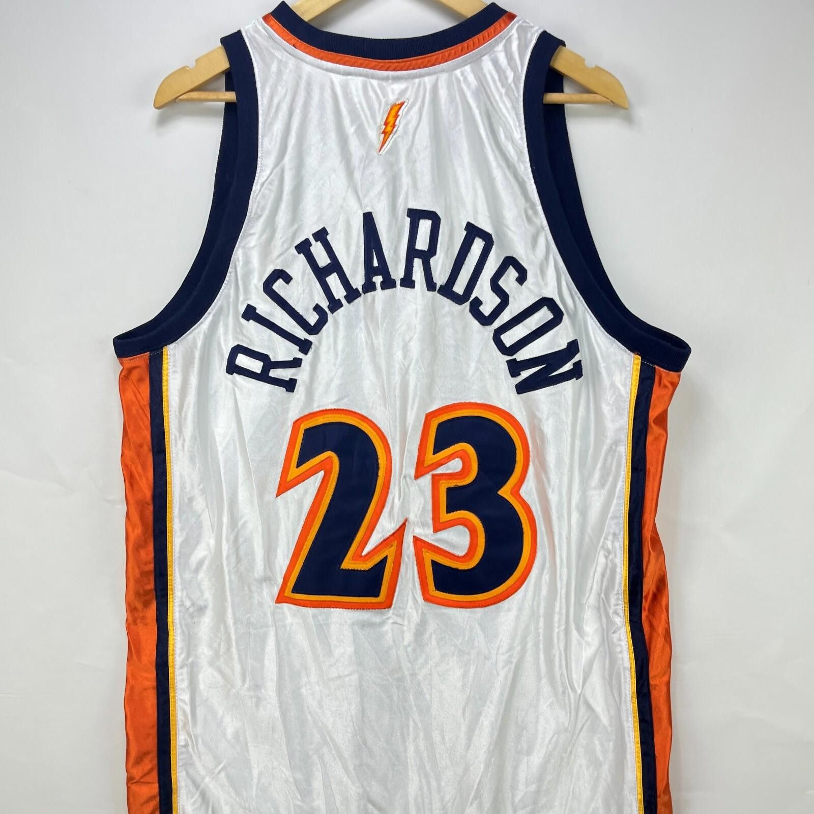 Reebok Vintage Jason Richardson Golden State Warriors Jersey 52 2XL Size ONE SIZE - 4 Thumbnail