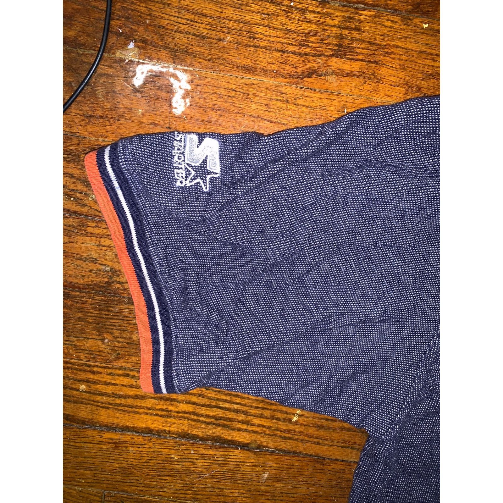 NFL × Starter Starter Chicago Bears Polo XL NFL Navy Orange Embroidered Size US XL / EU 56 / 4 - 5 Thumbnail