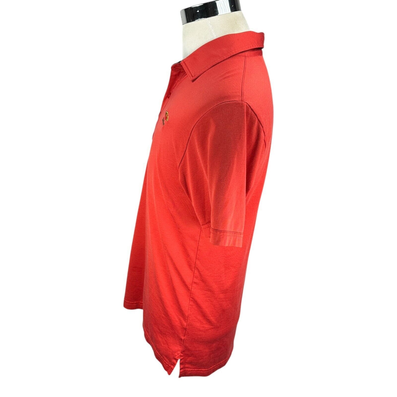 TravisMathew Travis Mathew Polo Shirt Men’s Medium Pinkish Red Cotton Size US M / EU 48-50 / 2 - 3 Thumbnail