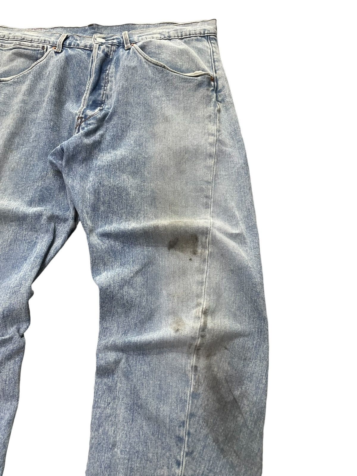 Edwin × Levi's × Vintage Y2k vintage LEVIS engineered curved Leg dirty denim pants Size US 34 / EU 50 - 7 Thumbnail