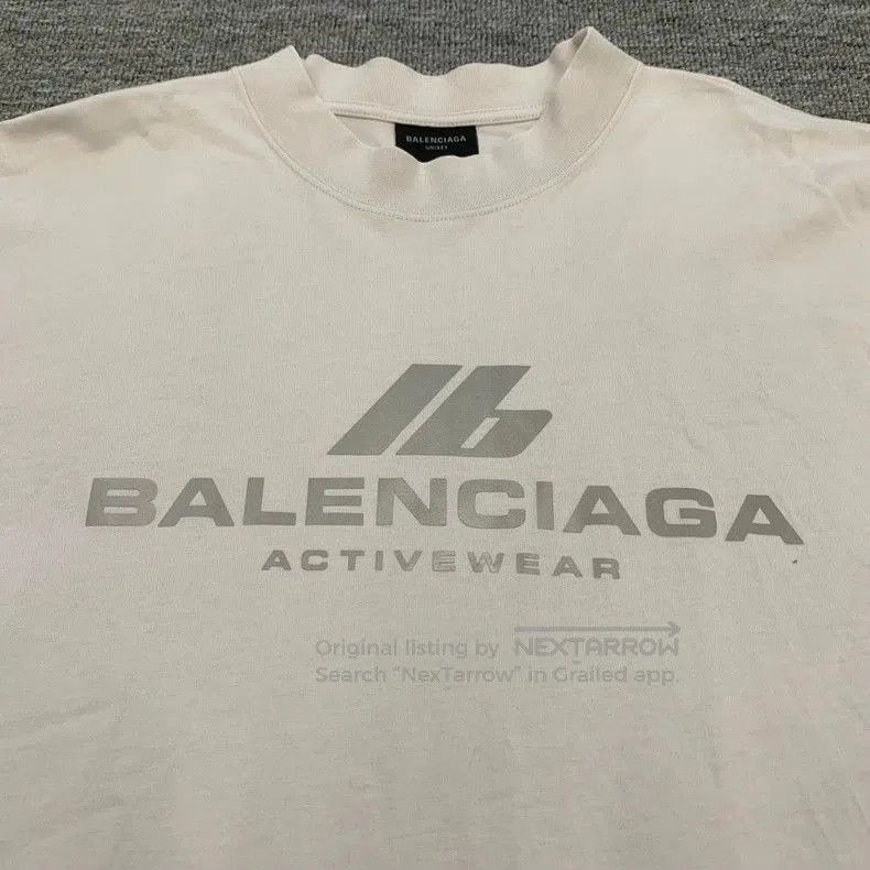 Balenciaga Balenciaga White Reflective Logo T-shirt. Size US L / EU 52-54 / 3 - 5 Thumbnail