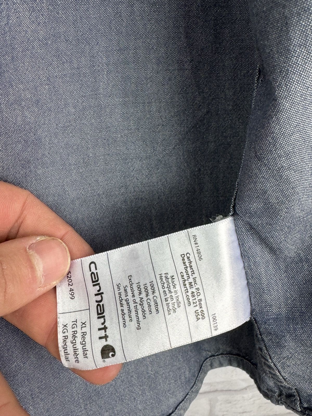 Carhartt Carhartt Vintage Button Ups Shirt Relaxed Fit Size US XL / EU 56 / 4 - 7 Thumbnail