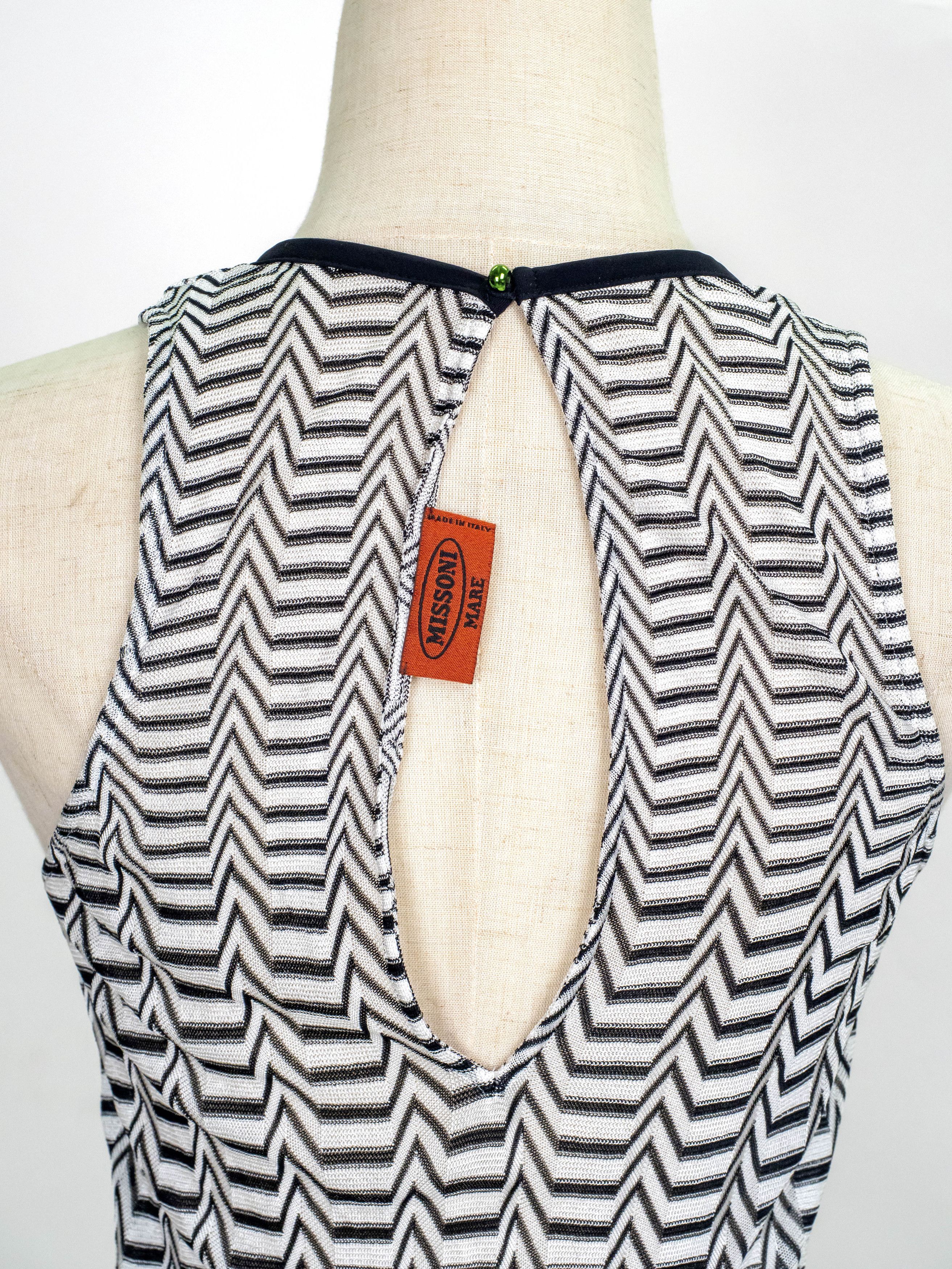 Missoni Black and White Geometric Print Jumpsuit Size XS / US 0-2 / IT 36-38 - 5 Thumbnail