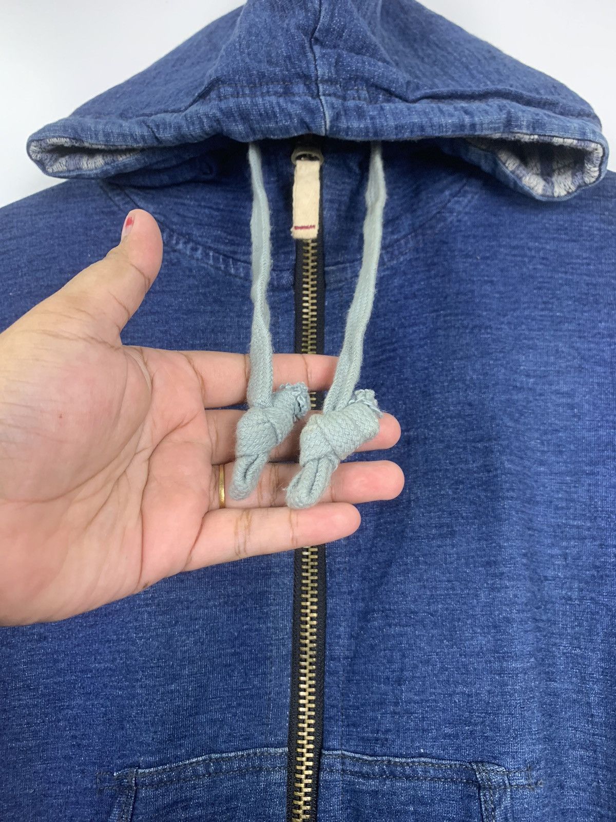 Indigo Vintage Indigo Hoddies Size US S / EU 44-46 / 1 - 9 Thumbnail