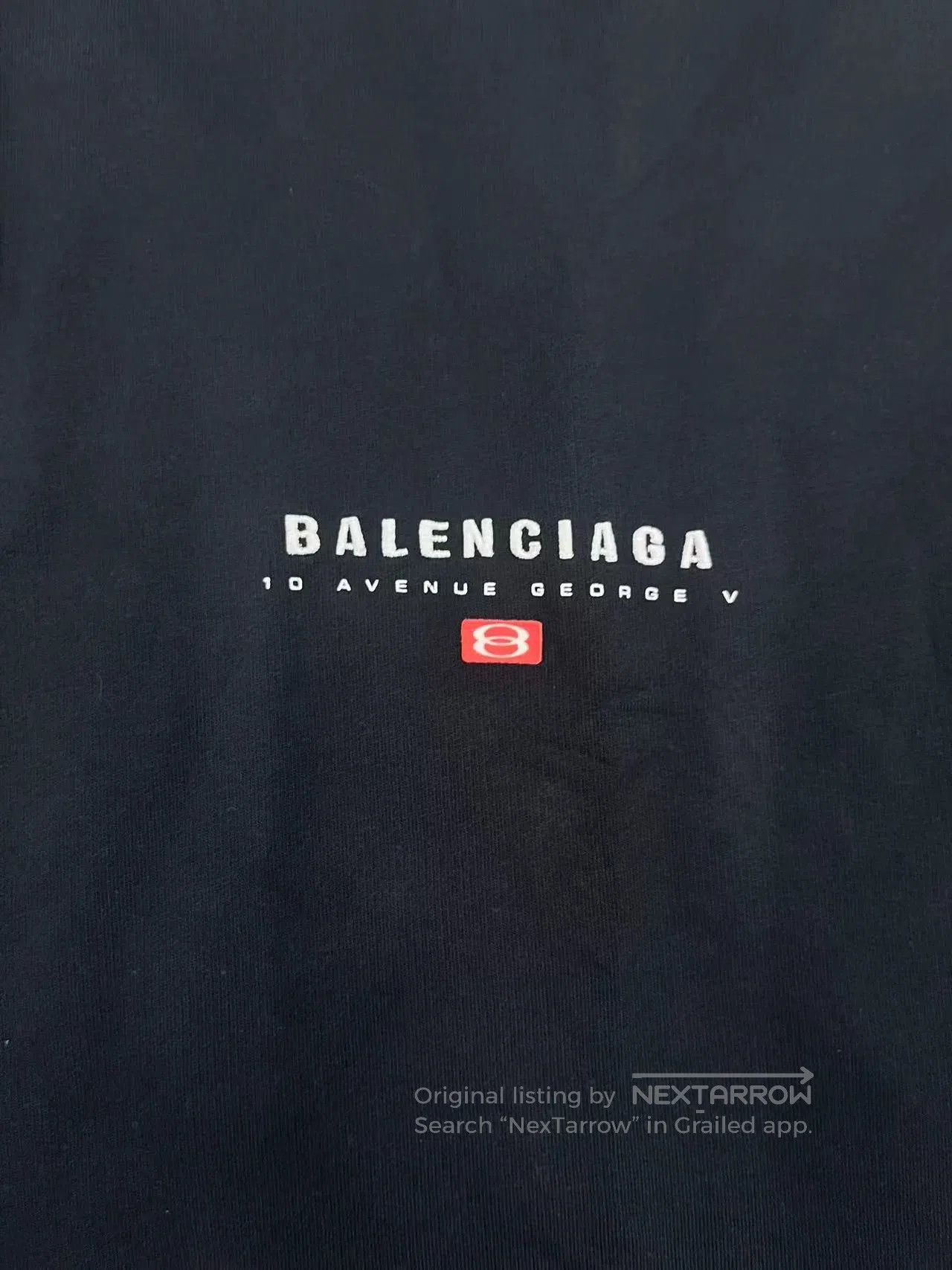 Balenciaga Balenciaga Check Collar Long Sleeve Polo. Size US XL / EU 56 / 4 - 3 Thumbnail