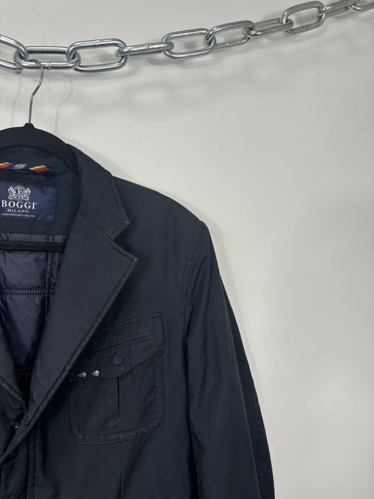 Boggi Boggi Rain Stop System Men’s Pockets Luxury Jacket Coat Size US L / EU 52-54 / 3 - 5 Thumbnail