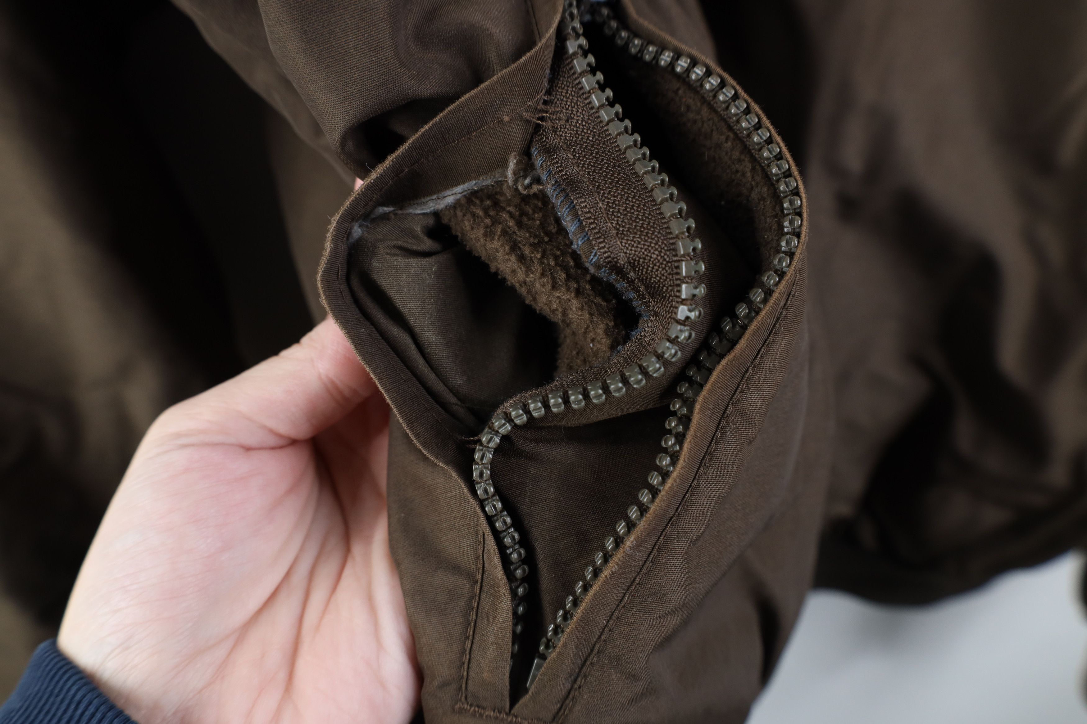 Vintage Vintage Fleece Lined CSX Transportation Bomber Jacket Brown Size US XL / EU 56 / 4 - 7 Thumbnail