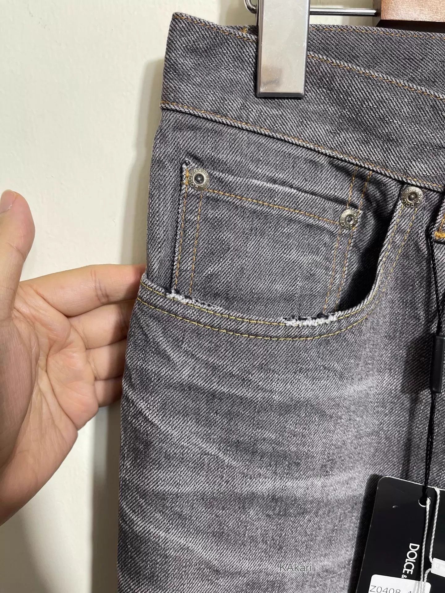 Dolce & Gabbana Gray Distressed Denim Jeans Size 30 Size US 26 / EU 42 - 3 Thumbnail