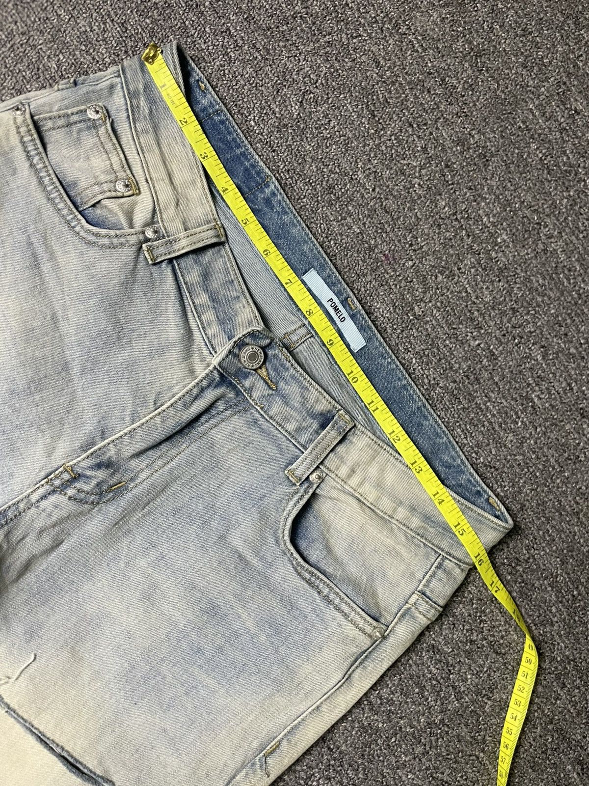 Japanese Brand × Vintage POMELO Brand Skinny Ripped Jeans (84) Size US 32 / EU 48 - 7 Thumbnail