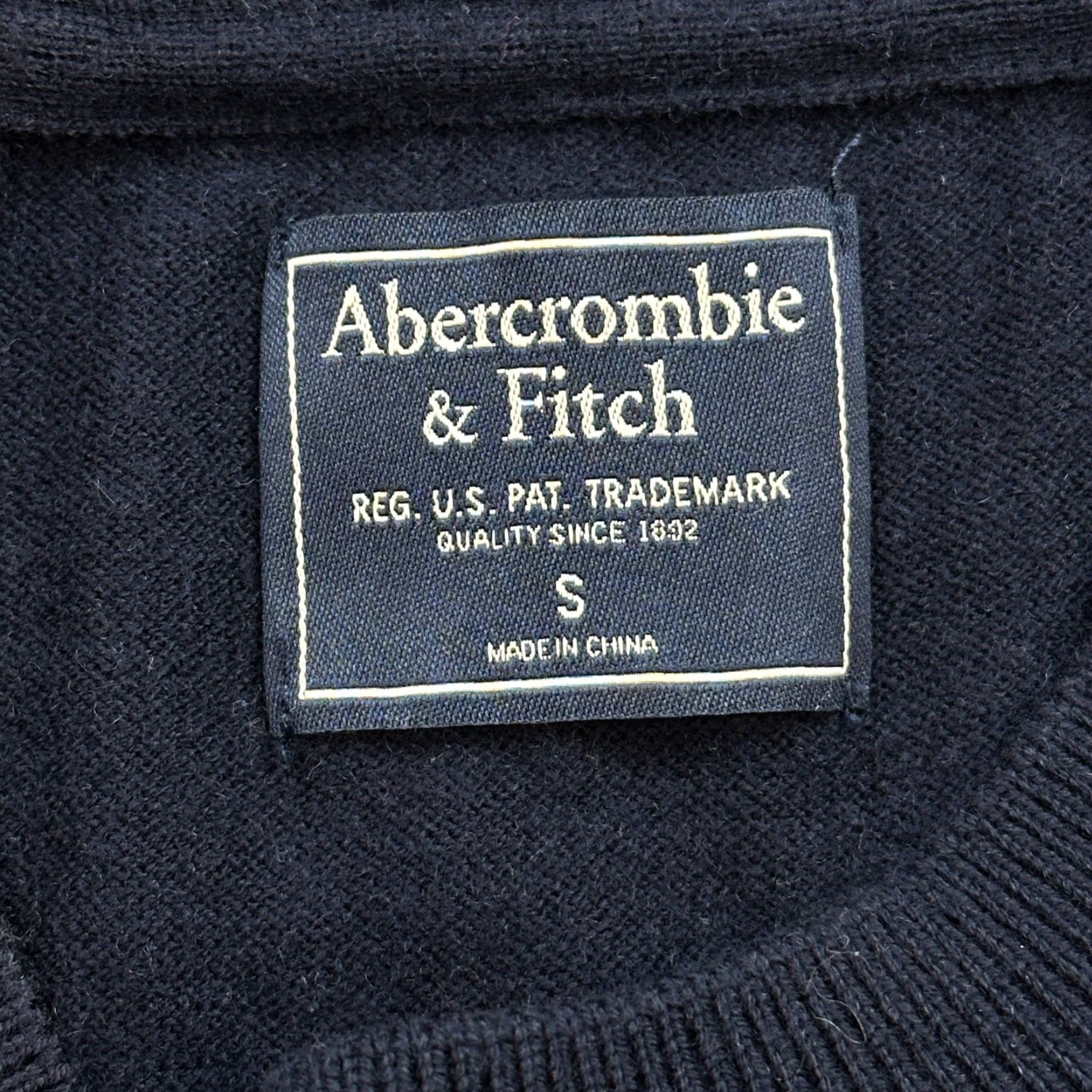 Abercrombie & Fitch Abercrombie & Fitch Sweater Mens Small Blue Merino Wool Blend Pullover Casual Size US S / EU 44-46 / 1 - 7 Thumbnail