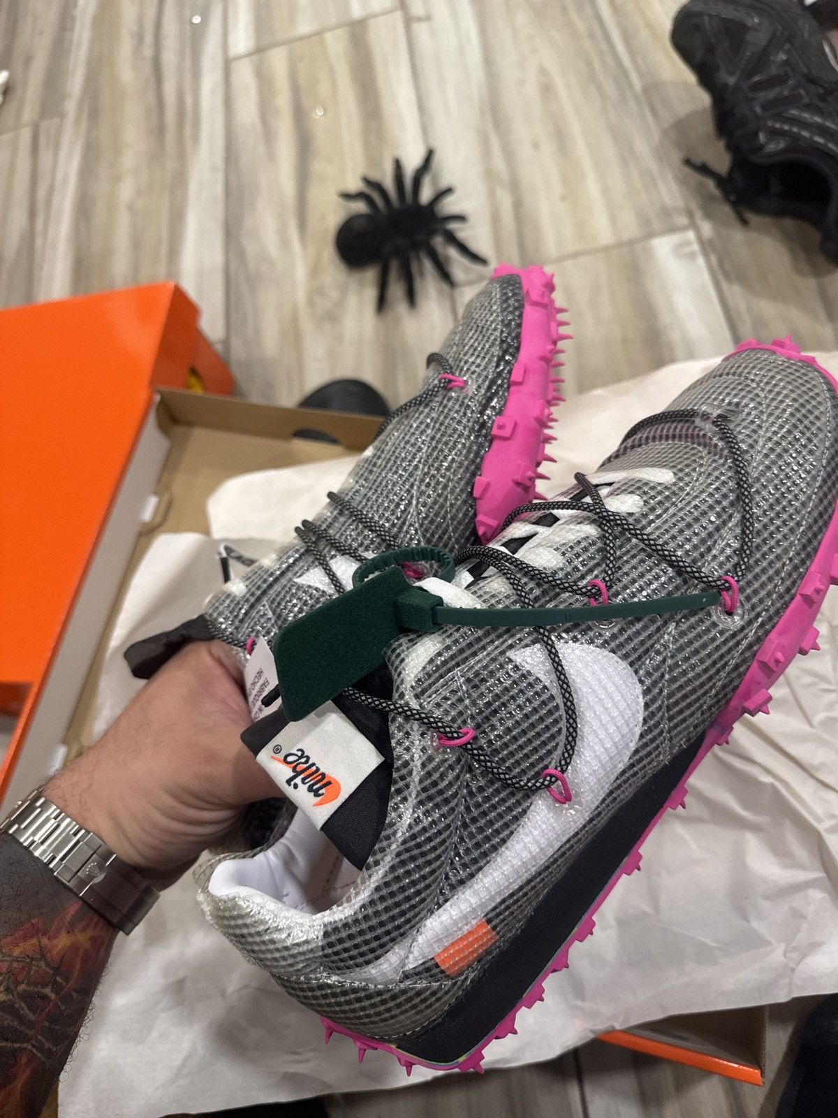 Nike × Virgil Abloh off white nike waffle racer Size US 11.5 / EU 44-45 - 1 Thumbnail
