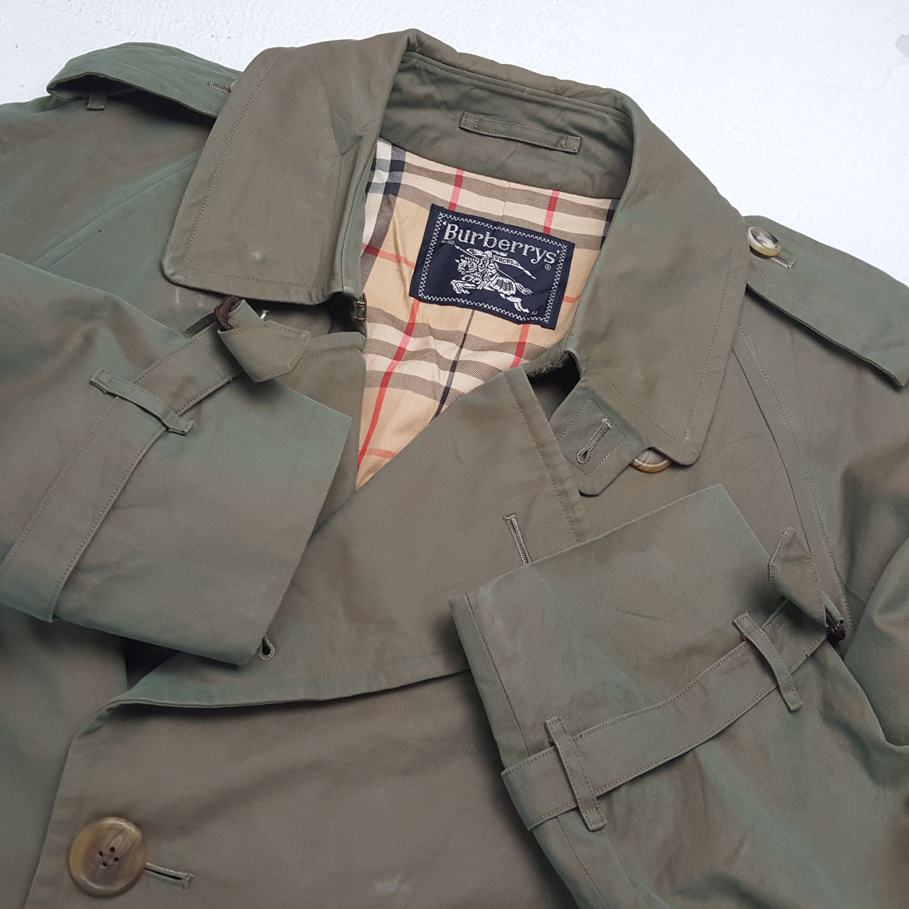 Burberry BURBERRYS Luxury Brand Winter Fashion Trench Coat Jacket Size US M / EU 48-50 / 2 - 9 Thumbnail