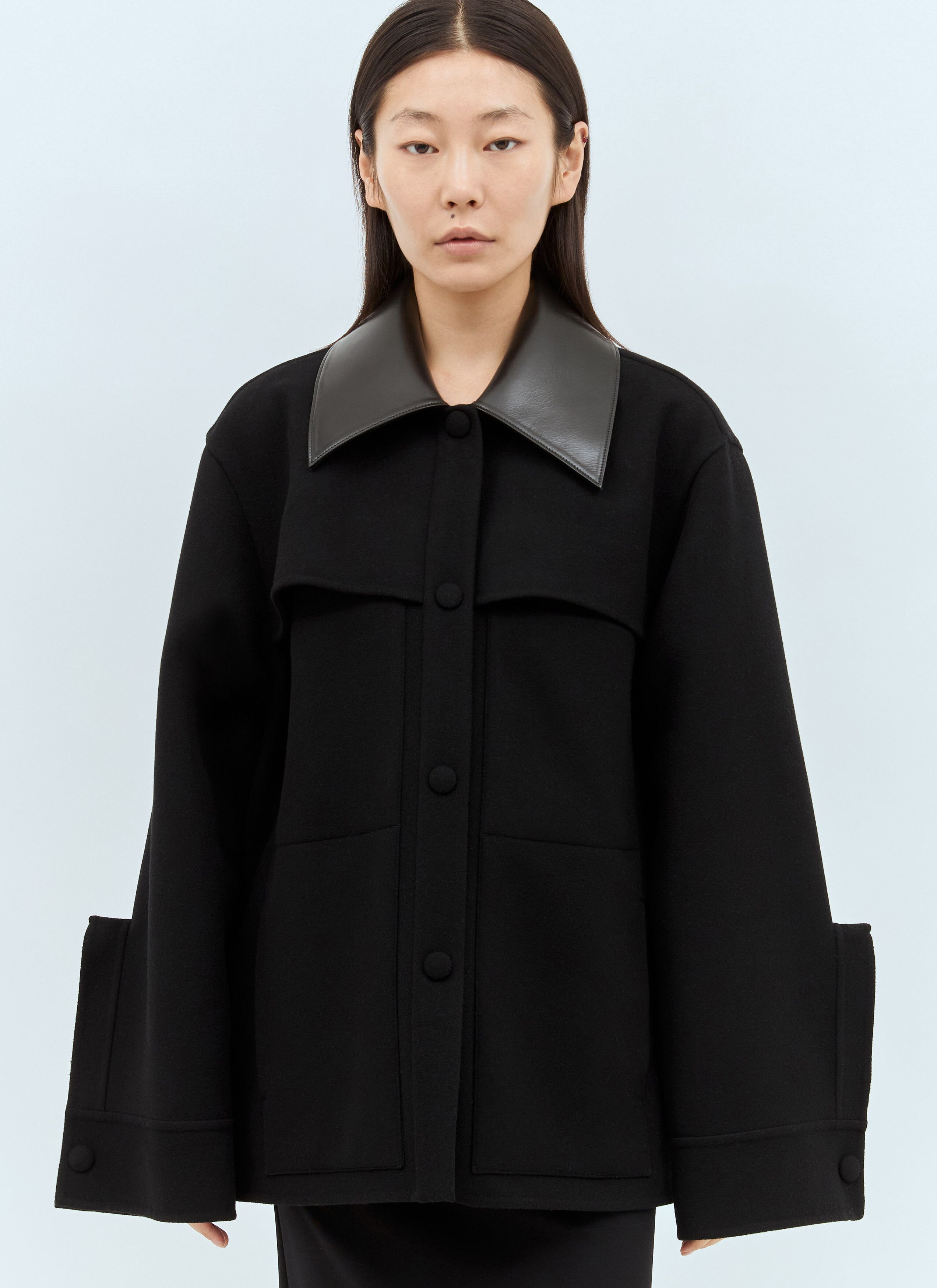 Jil Sander Wool Overshirt Size XS / US 0-2 / IT 36-38 - 1 Thumbnail