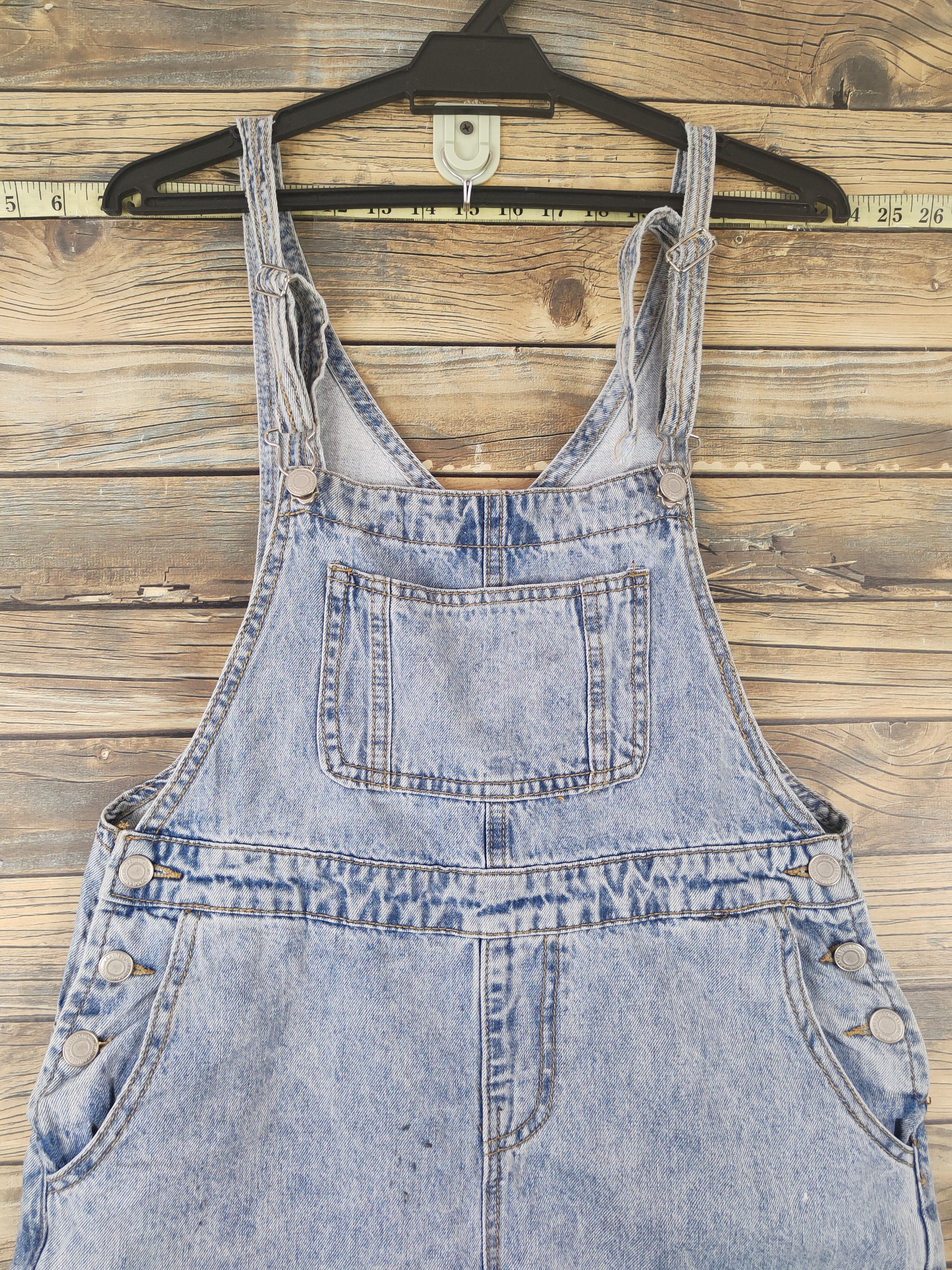 Japanese Brand × Vintage Streetwear Vintage Japan Brand Light Blue Denim Jumpsuits Size 34" / US 12 / IT 48 - 2 Thumbnail