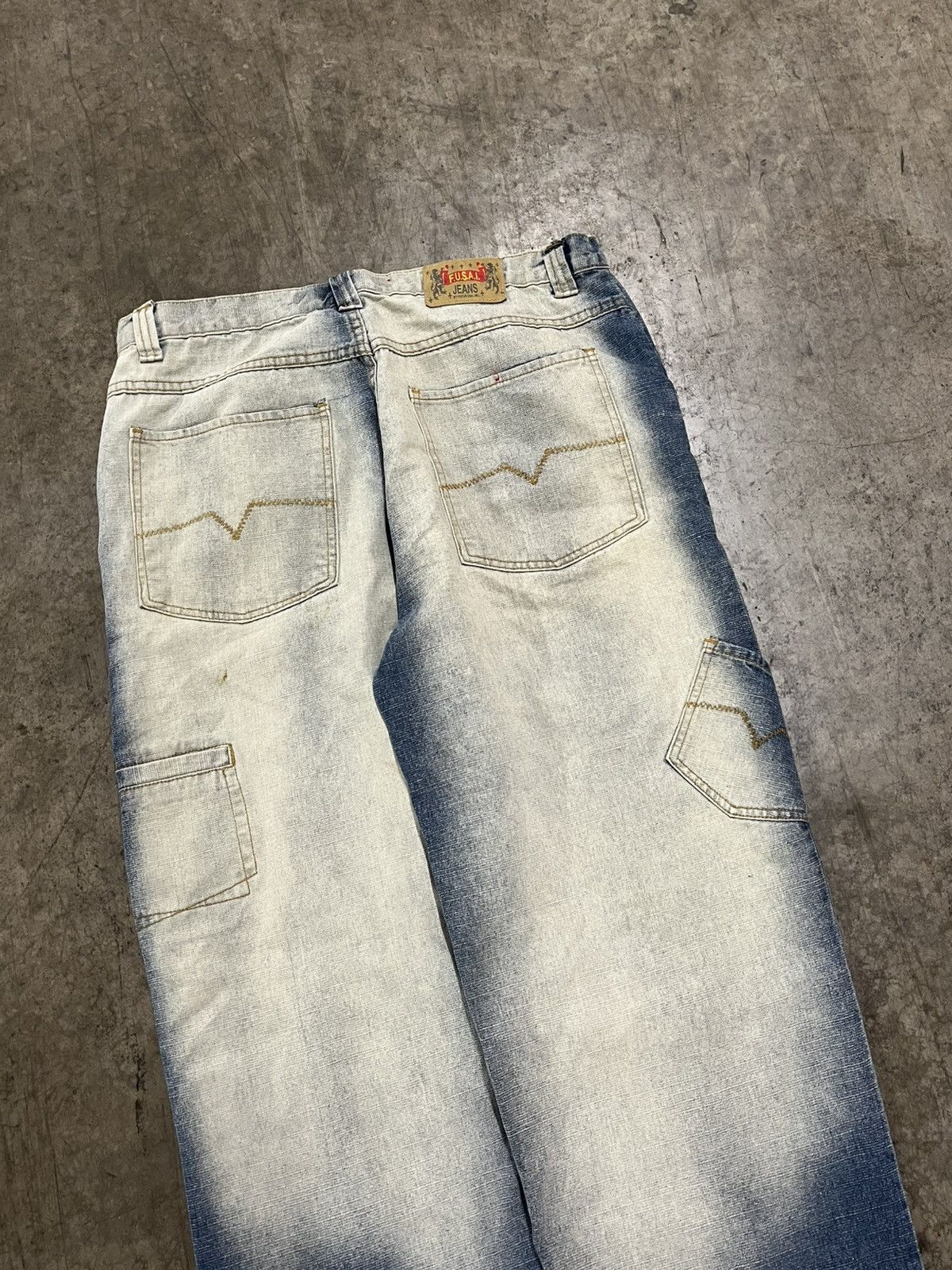 Southpole × Vintage Y2K faded wash baggy fit wide leg denim southpole Jnco rare Size US 34 / EU 50 - 10 Thumbnail