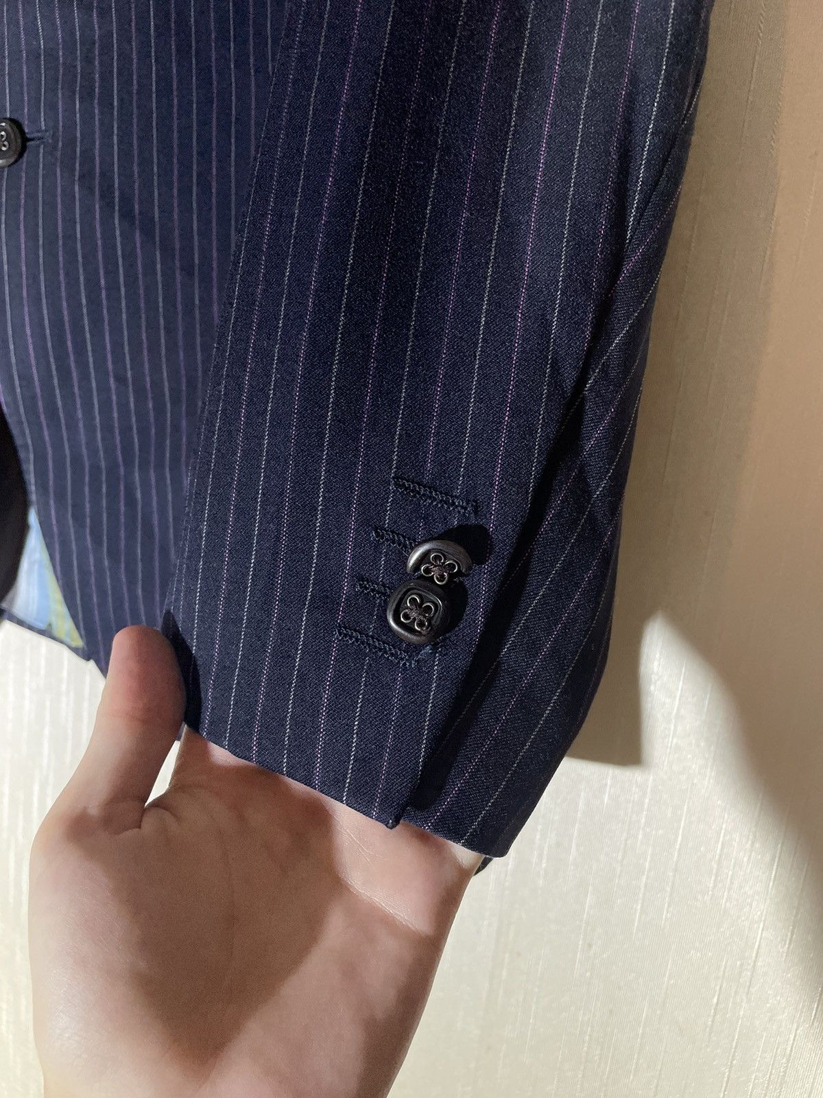 Designer × Etro Etro Vintage Wool Blazer Size 54R - 6 Thumbnail