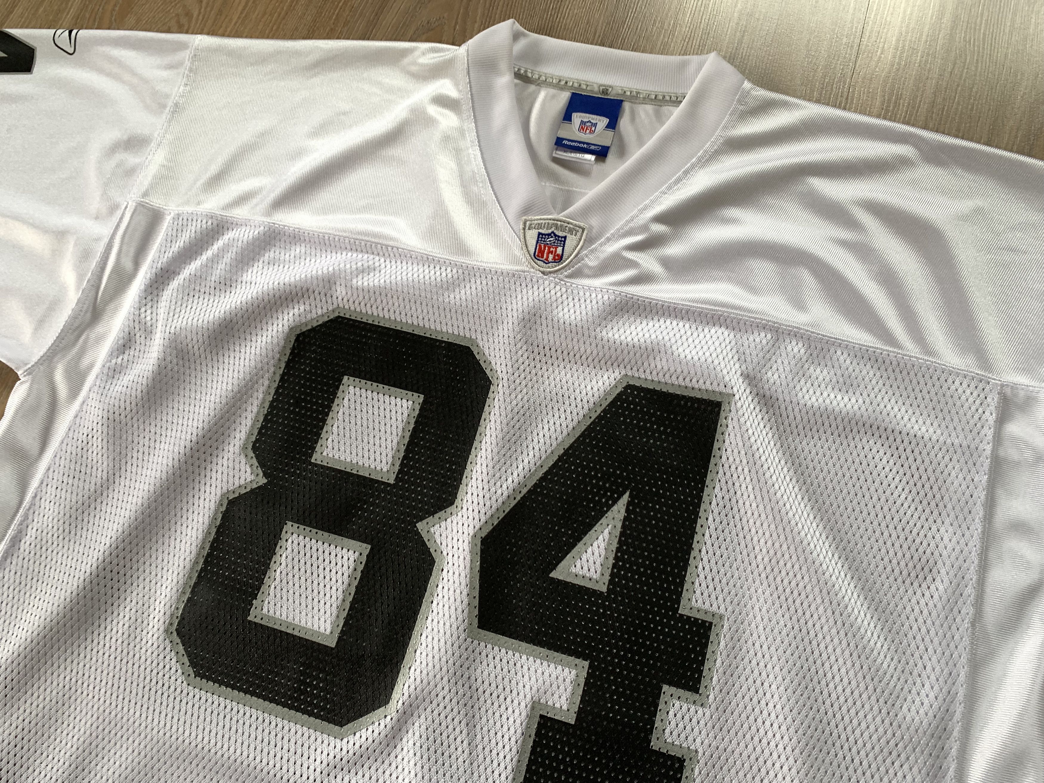 NFL × Reebok × Vintage Rare Reebok NFL Oakland Raiders Jerry Porter #84 Jersey Size US XL / EU 56 / 4 - 4 Thumbnail