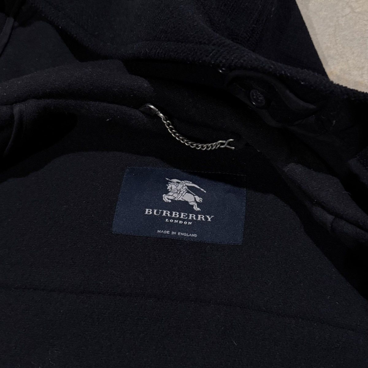Burberry Burberry London Wool Hooded Duffle Coat Black Size US L / EU 52-54 / 3 - 10 Thumbnail