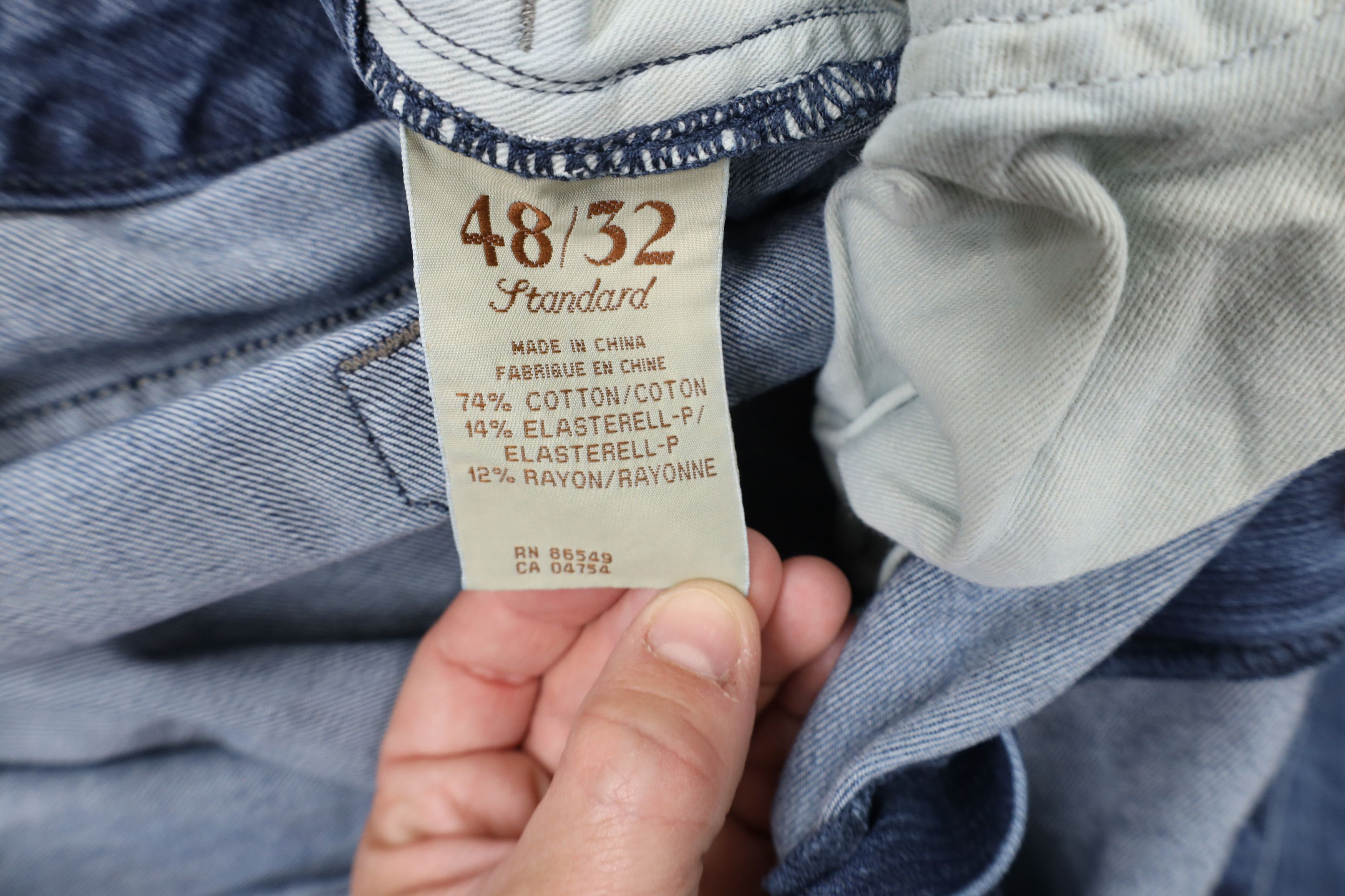 Tommy Bahama × Vintage Vintage Tommy Bahama Wide Leg Denim Jeans Stretch Cotton Size US 44 / EU 60 - 8 Thumbnail