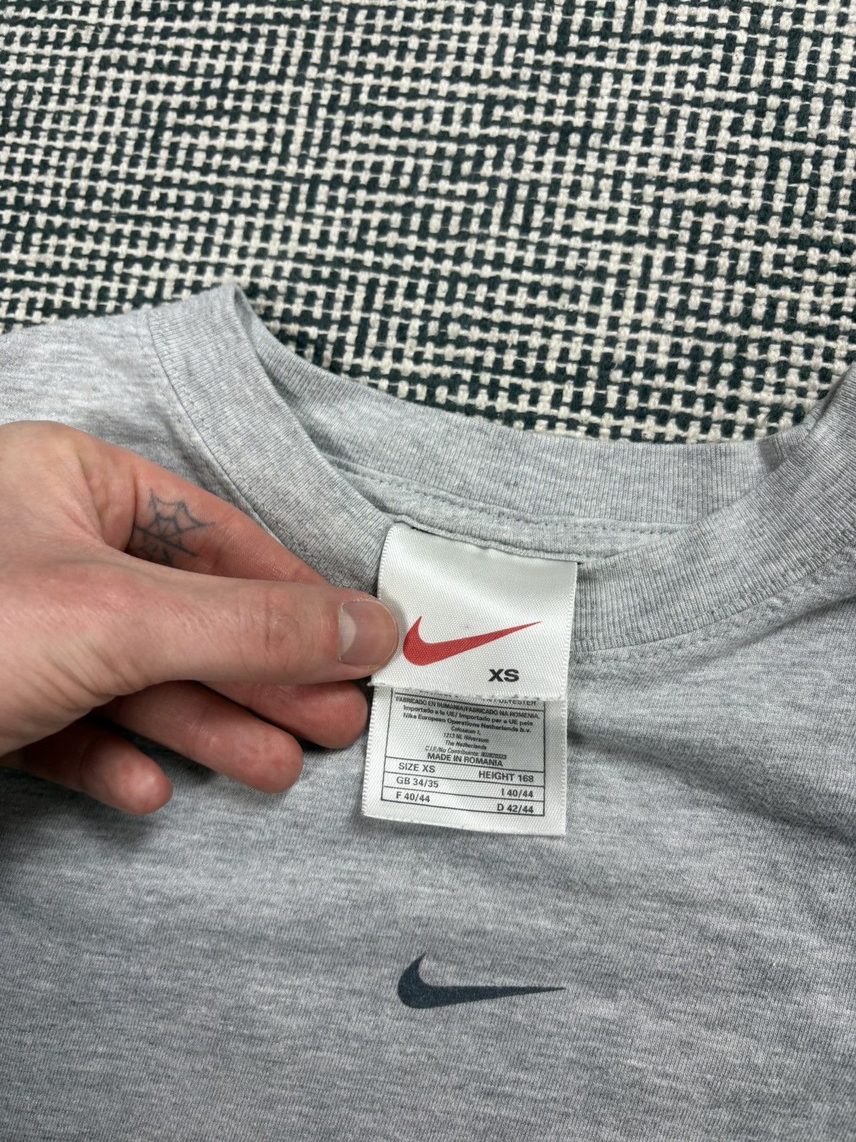 Nike Vintage 90s Nike tuned air tn center swoosh rare tee t-shirt Size US S / EU 44-46 / 1 - 5 Thumbnail