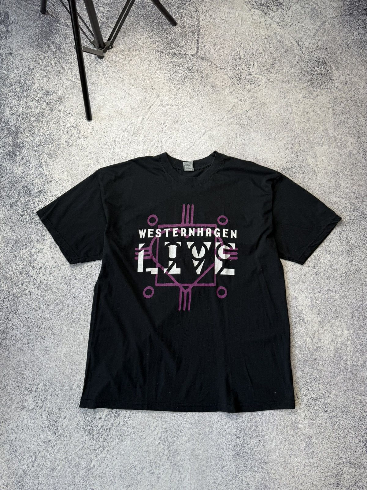 Band Tees Vintage Westernhagen Live Graphic T-Shirt Black Size XL Size US XL / EU 56 / 4 - 1 Thumbnail