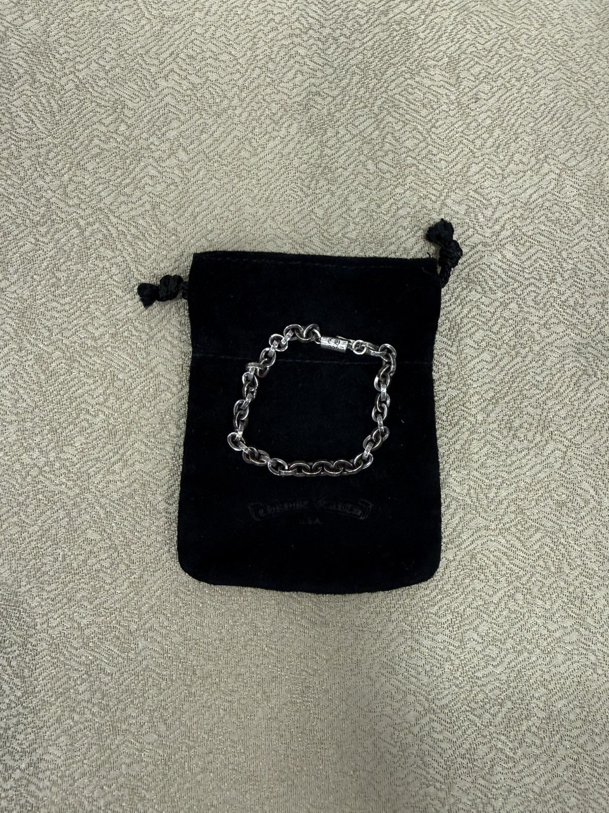 Chrome Hearts Chrome Hearts Paper Chain Bracelet 7 Inches Size ONE SIZE - 1 Thumbnail