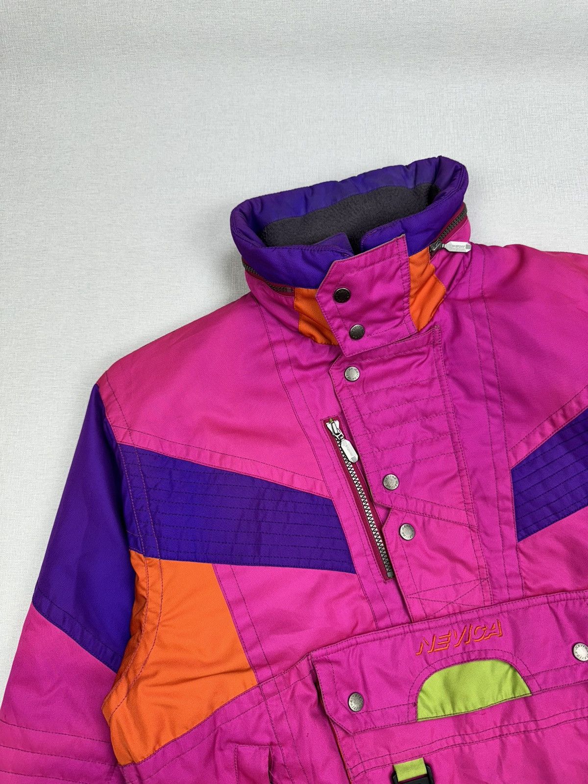 Nevica × Vintage Vintage Nevica Ski Snowboard Anorak Nylon Jacket size 50 Size US M / EU 48-50 / 2 - 2 Thumbnail