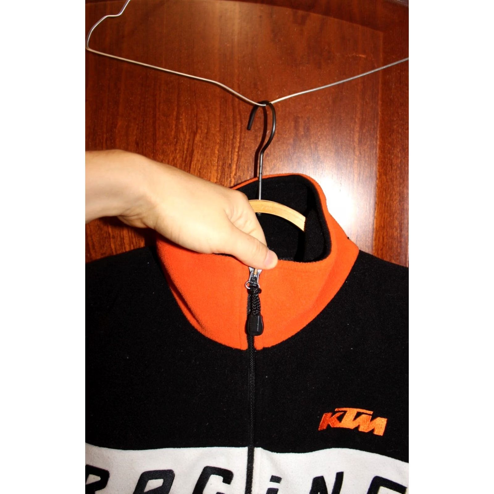 Vintage VINTAGE KTM Racing Team official fleece jacket Shirt Unisex Adults M Black/Orange Racing 2000s Mens Womens Boys Girls Size US M / EU 48-50 / 2 - 2 Thumbnail