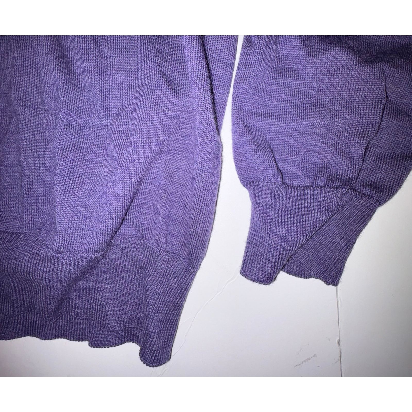 Other Luigi baldo mens crewneck cashmere wool Italy purple xl Size US XL / EU 56 / 4 - 3 Thumbnail