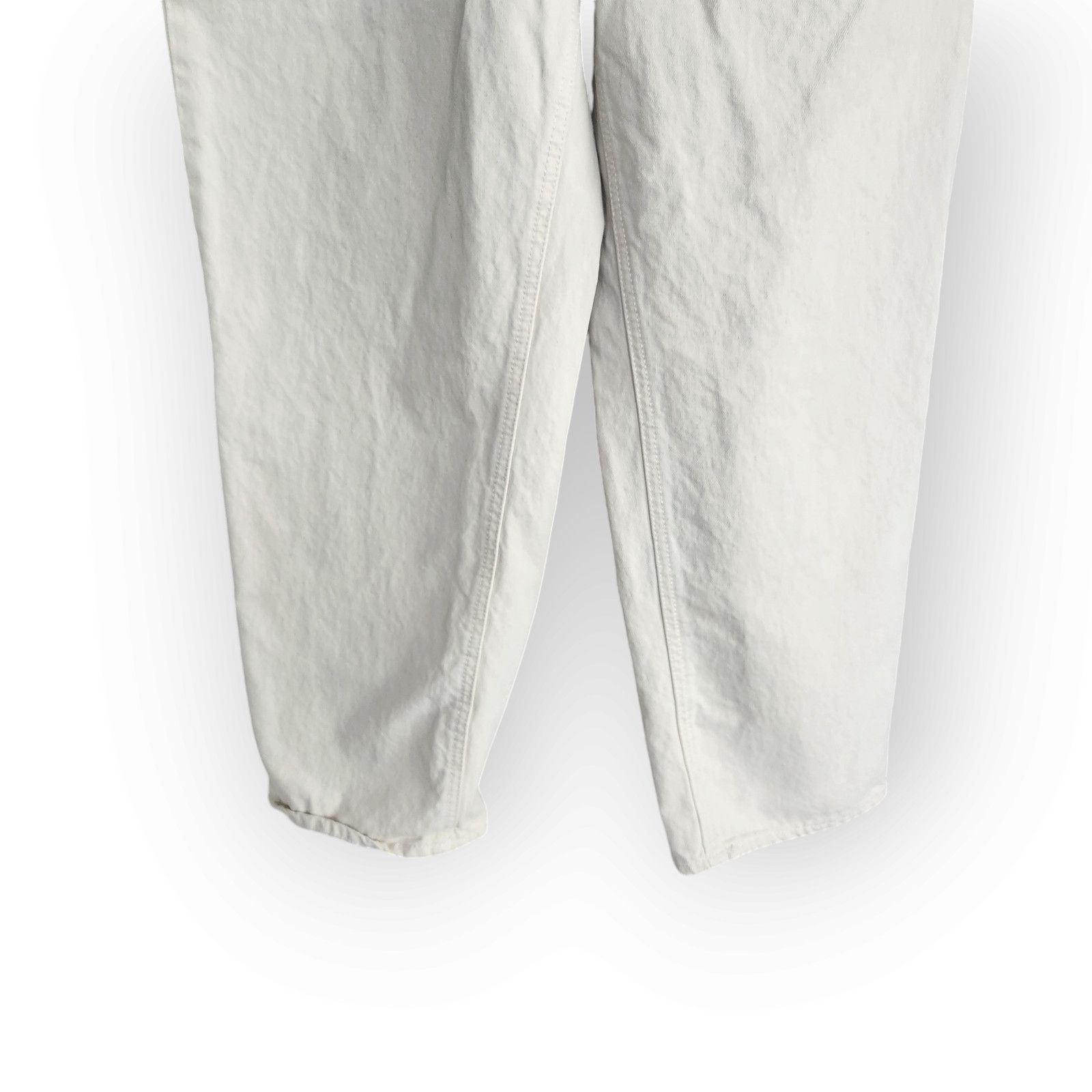 Bdg BDG Urban Outfitters Cream High Waisted Baggy Jeans 34 Size 40" / US 18 - 3 Thumbnail