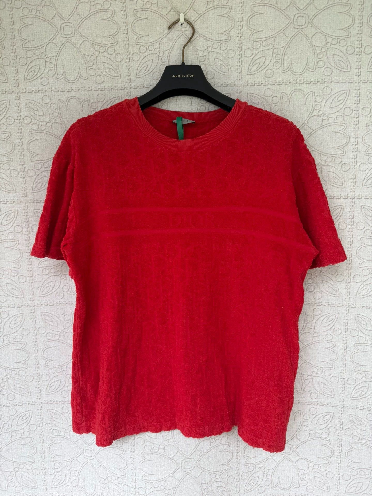 dior short sleeve towel tee shirt