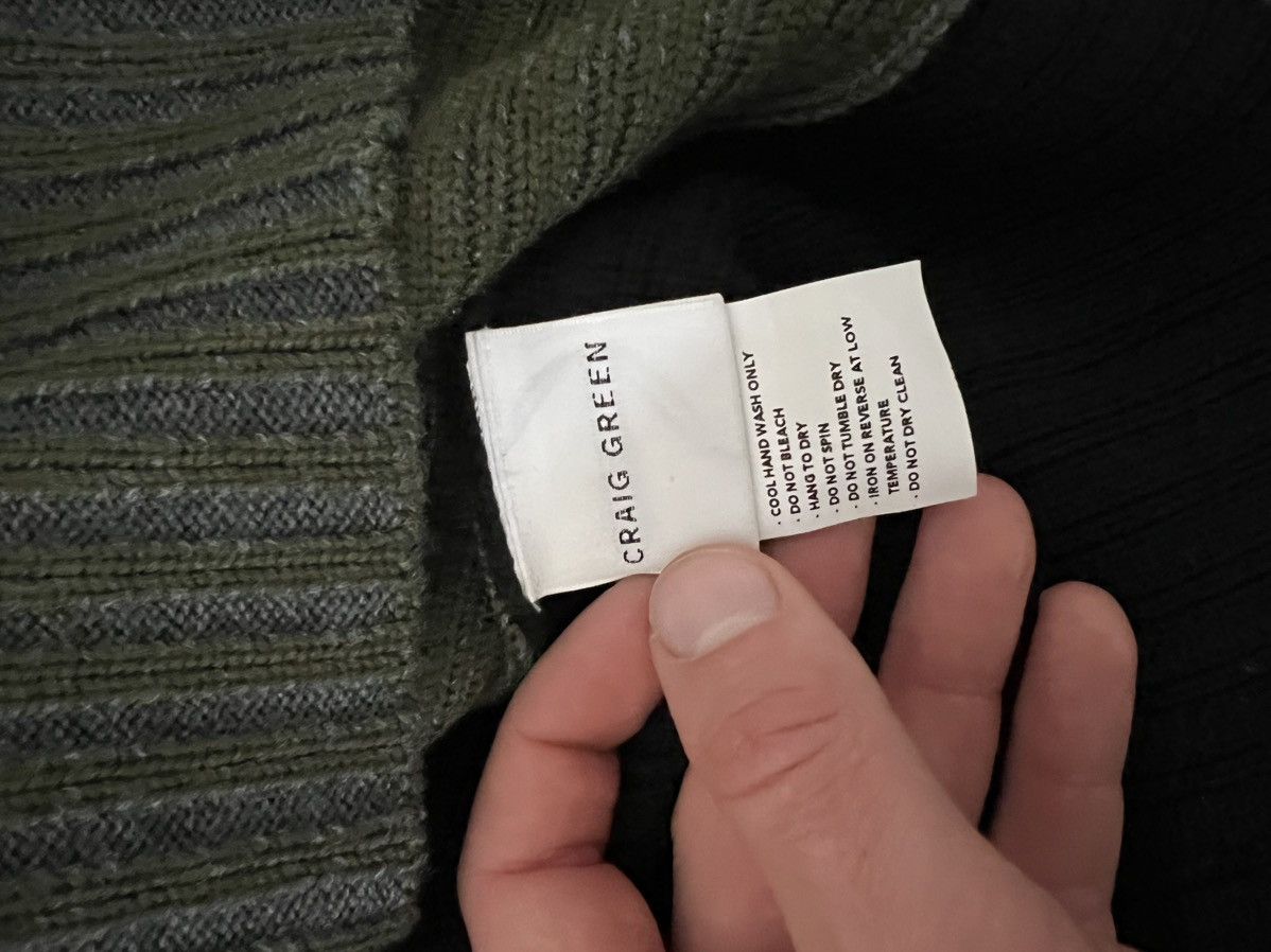 Craig Green Black/Green Knitwear Size US M / EU 48-50 / 2 - 5 Thumbnail