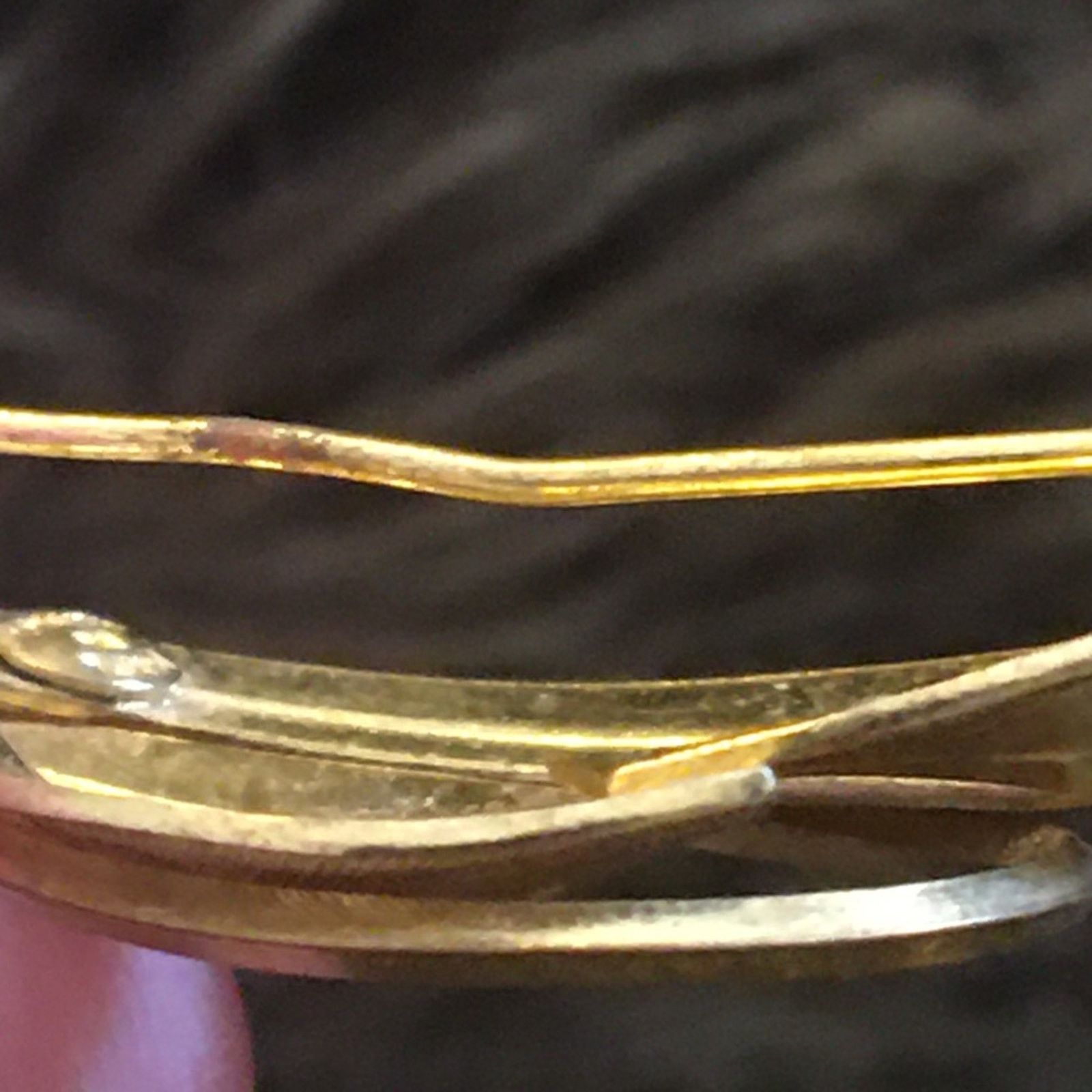 Vintage Vintage Germany gold plated swirl design brooch Size ONE SIZE - 6 Thumbnail