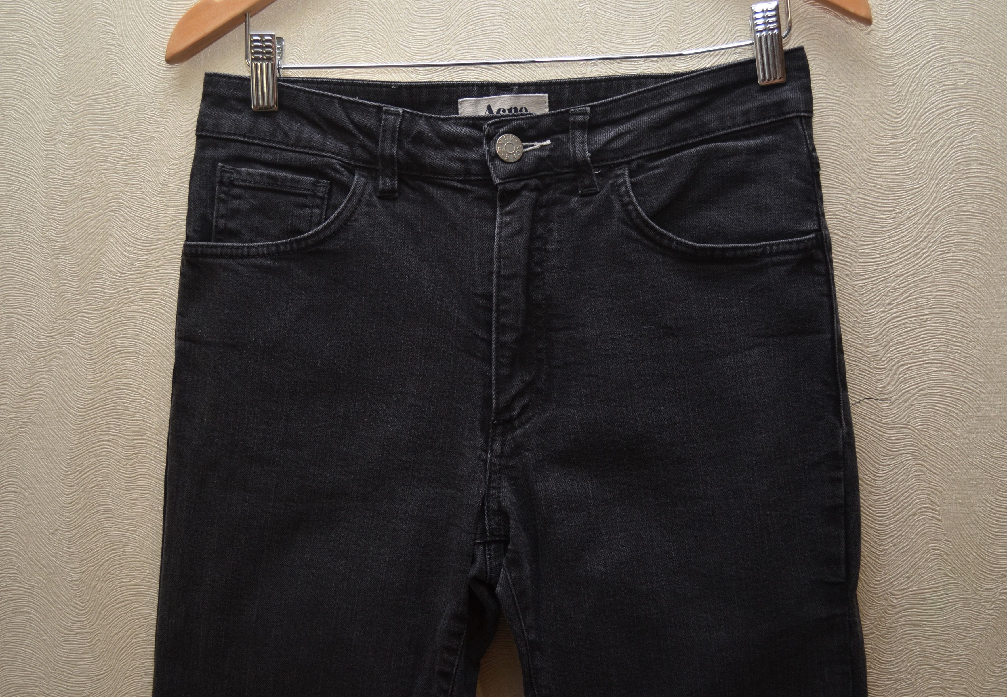 Acne Studios Acne Studios Needle Wet Cash Black Denim Jeans Size W30 L32 Size US 30 / EU 46 - 2 Thumbnail