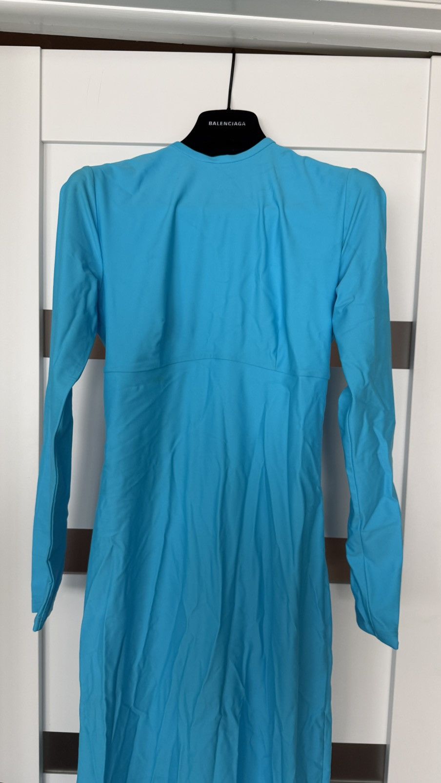 Balenciaga Aqua Blue Balenciaga Gown 2023 Size M / US 6-8 / IT 42-44 - 2 Thumbnail