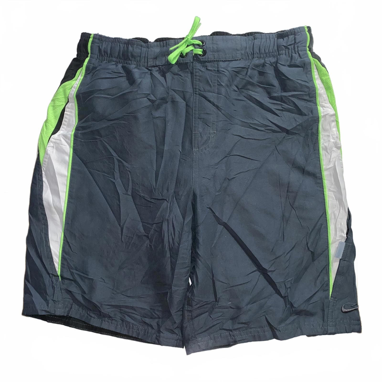 Nike Nike S Vintage Athletic Shorts Black Gray Green Streetwear Size US 30 / EU 46 - 2 Thumbnail