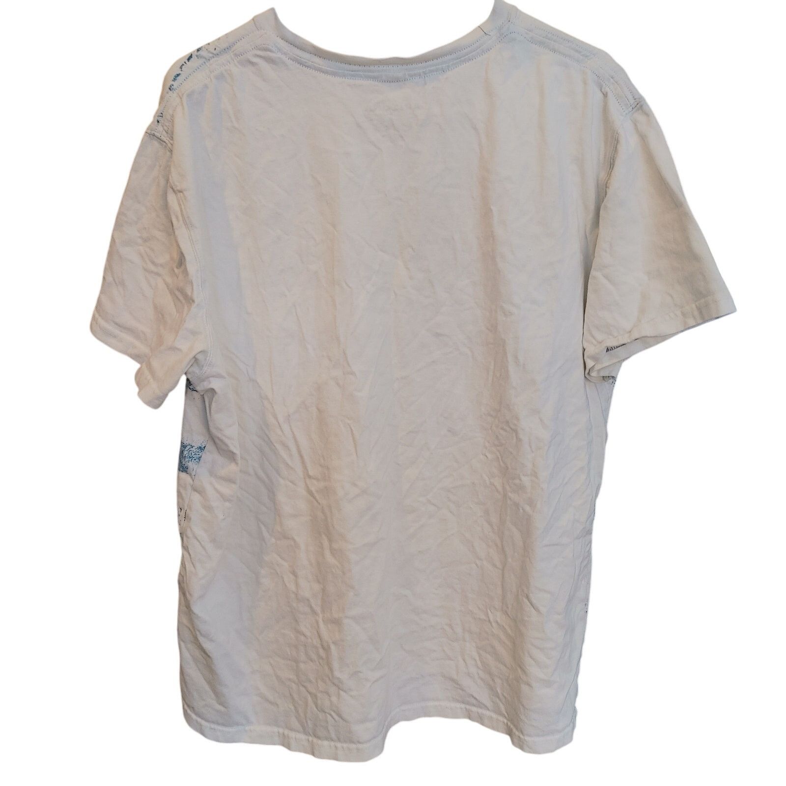 Arizona Jean Co. The Original Arizona Jean Women's XXL White/Blue Stripe Tee Size XXL / US 16-18 / IT 52-54 - 2 Thumbnail