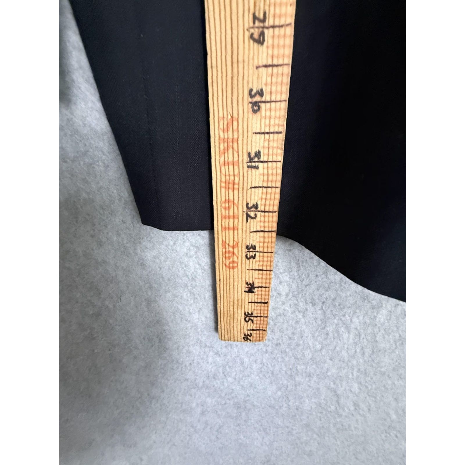 Jos. A. Bank Jos. A. Bank Signature Suit Mens 44 38x31 Gray Wool 2 Piece Jacket Pants Formal Size 44R - 4 Thumbnail