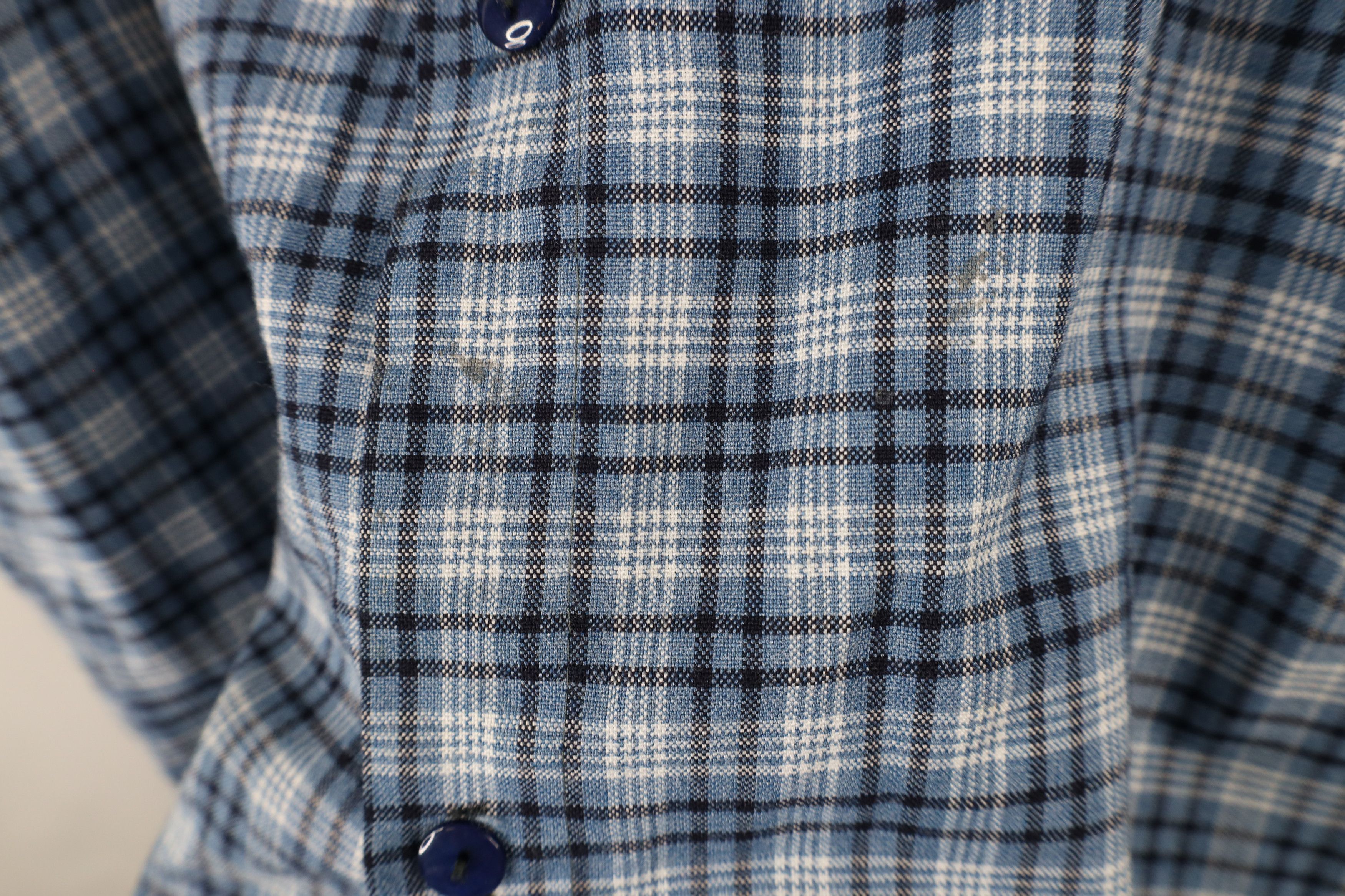 Tommy Hilfiger × Vintage Vintage 90s Tommy Hilfiger Short Sleeve Button Shirt Plaid Size US XL / EU 56 / 4 - 6 Thumbnail