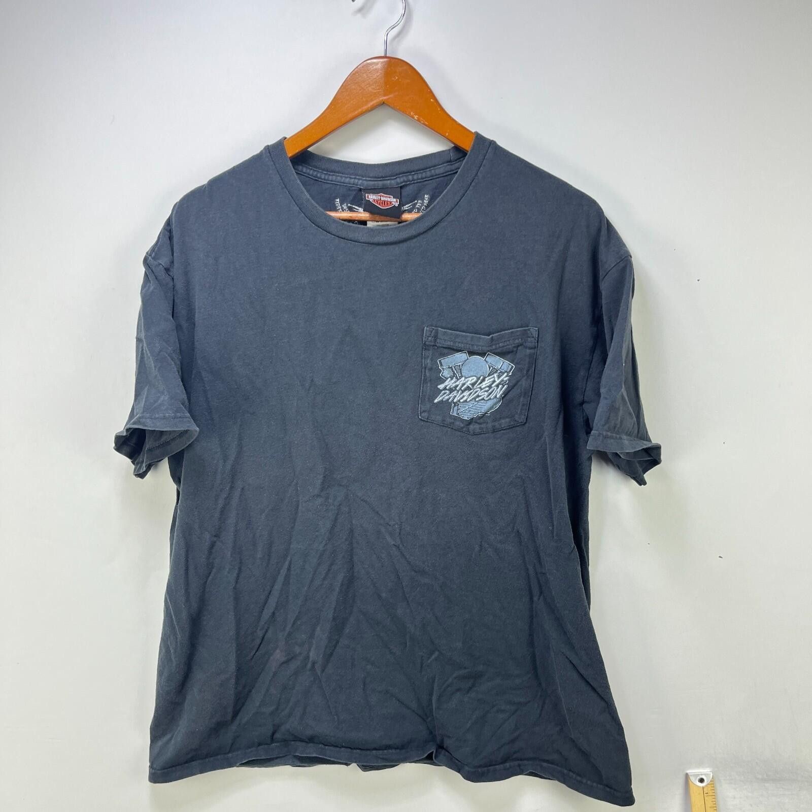 Harley Davidson Vintage Harley Davidson Faded Pocket T Shirt XL Size US XL / EU 56 / 4 - 1 Thumbnail