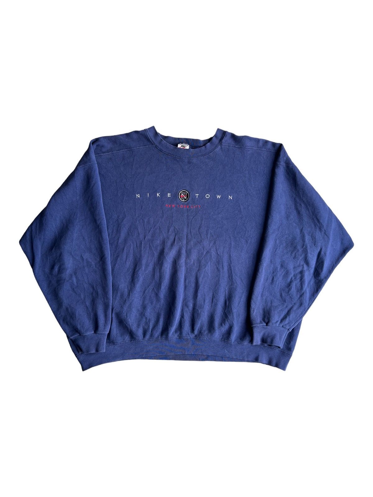 Rap Tees 1990s Nike Town RARE NYC Rapper Baggy Oversized Sweatshirt Size US XL / EU 56 / 4 - 3 Thumbnail