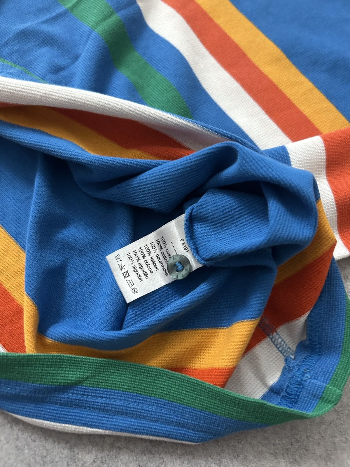 Other Vintage Lacoste Sports Striped polos shirt mens Size US L / EU 52-54 / 3 - 4 Thumbnail